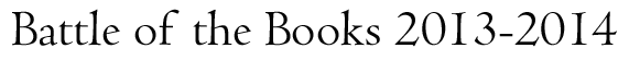 battleofthebooks 2013 